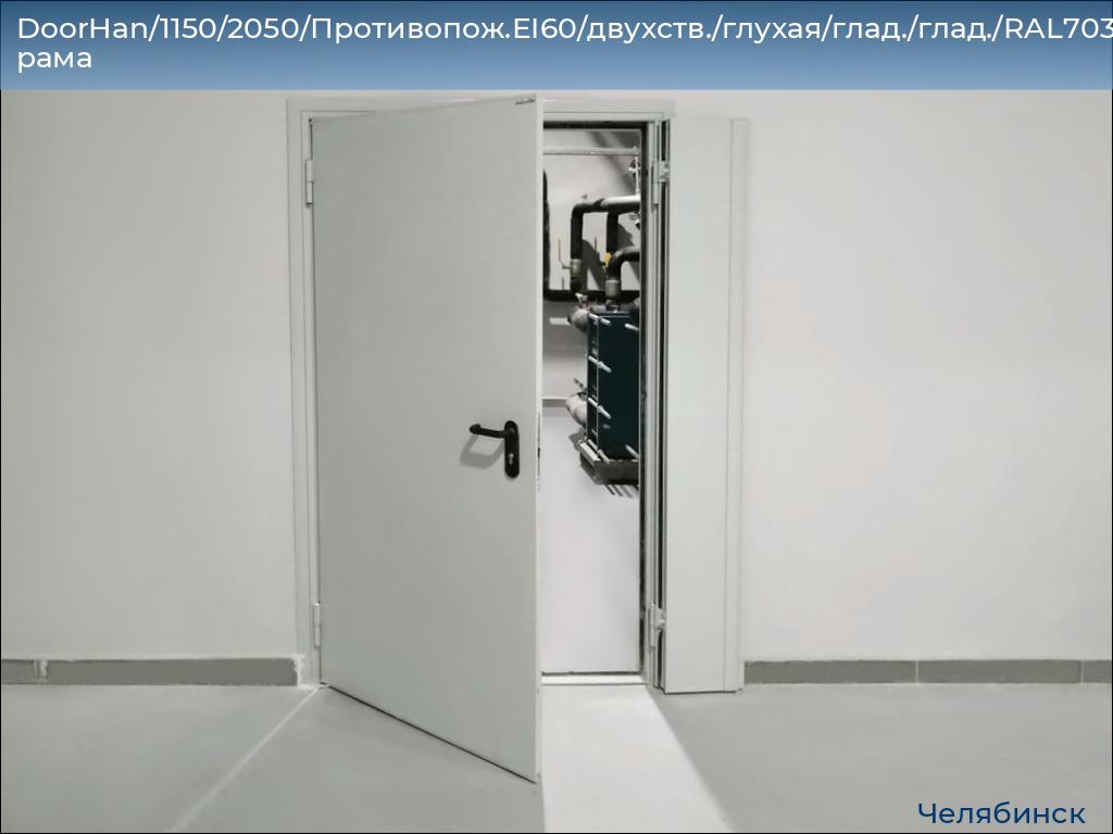 DoorHan/1150/2050/Противопож.EI60/двухств./глухая/глад./глад./RAL7035/лев./угл. рама, chelyabinsk.doorhan.ru