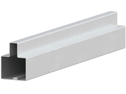 Профиль для ворот универсальный стальной неокрашенный т-образный